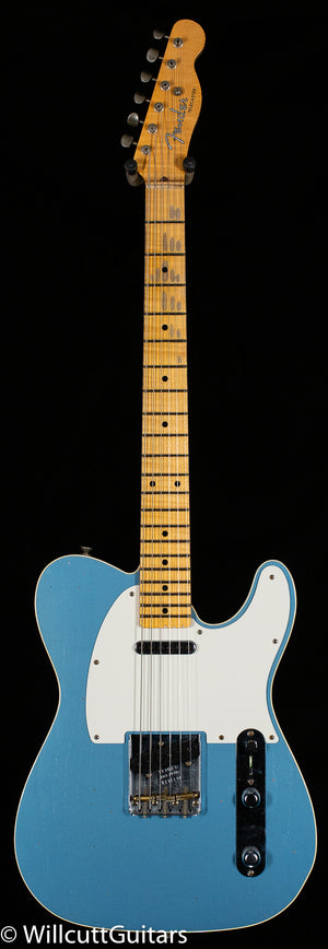Fender Custom Shop LTD Tomatillo Telecaster Custom Relic Super Faded Aged Lake Placid Blue (130)