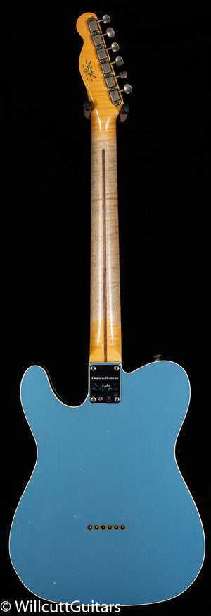 Fender Custom Shop LTD Tomatillo Telecaster Custom Relic Super Faded Aged Lake Placid Blue (130)