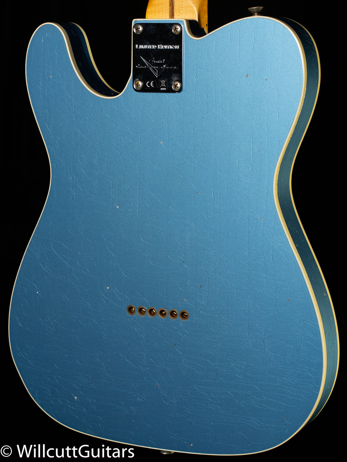Fender Custom Shop LTD Tomatillo Telecaster Custom Relic Super Faded Aged Lake Placid Blue (130)