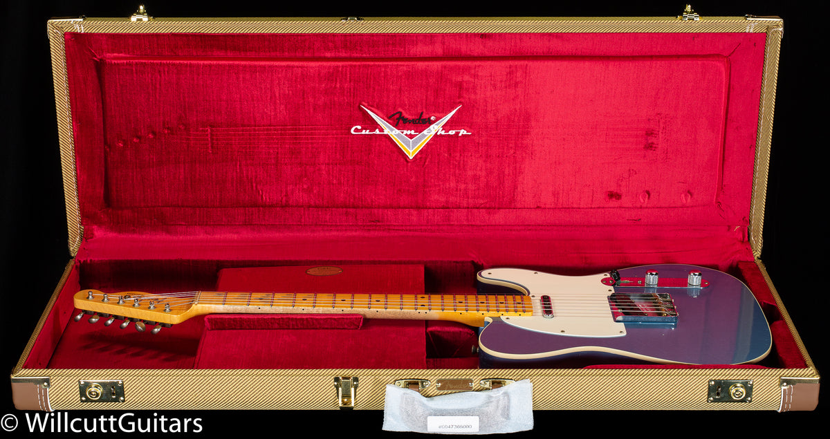Fender Custom Shop LTD Tomatillo Telecaster Custom Relic Super Faded Aged Lake Placid Blue (130)