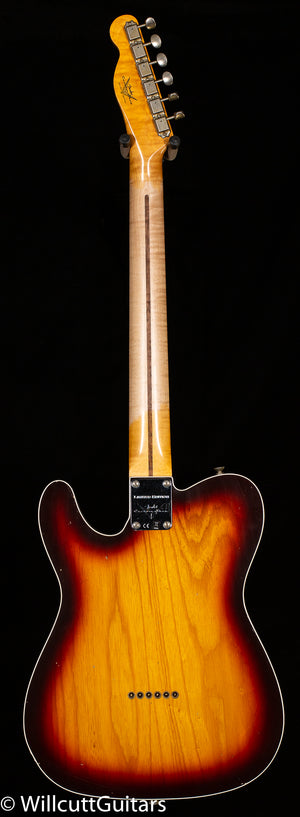 Fender Custom Shop LTD 50’s Twisted Telecaster Custom Journeyman Relic Chocolate 3-Color Sunburst (163)