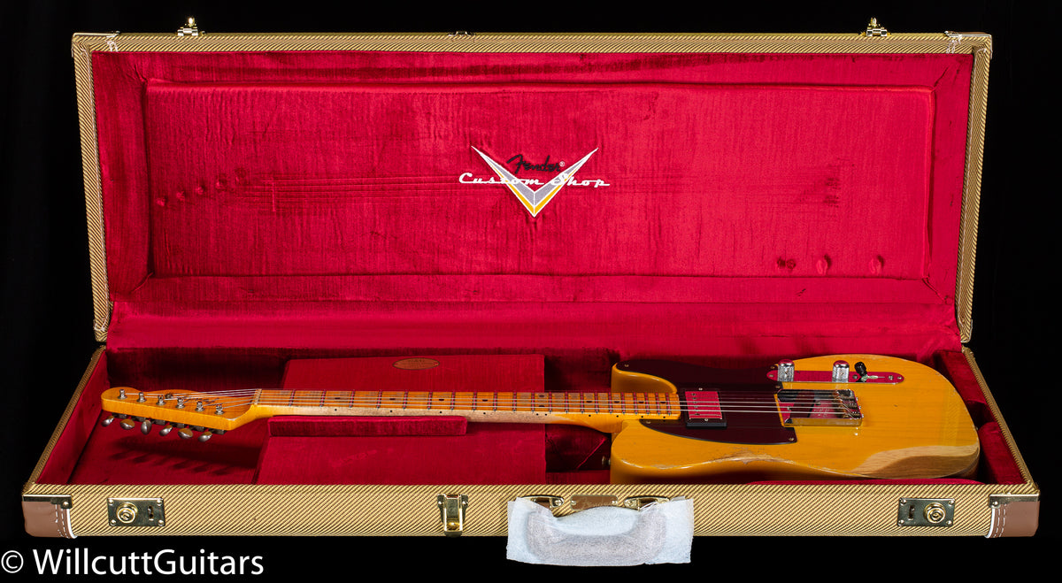 Fender Custom Shop 1953 Telecaster HS Heavy Relic Aged Butterscotch Blonde (300)