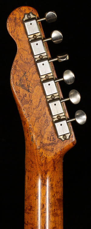 Fender Custom Shop Masterbuilt Dennis Galuzka 1960 Tele Custom Relic Fiesta Red/3-Tone Sunburst(549)