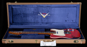 Fender Custom Shop Masterbuilt Dennis Galuzka 1960 Tele Custom Relic Fiesta Red/3-Tone Sunburst(549)