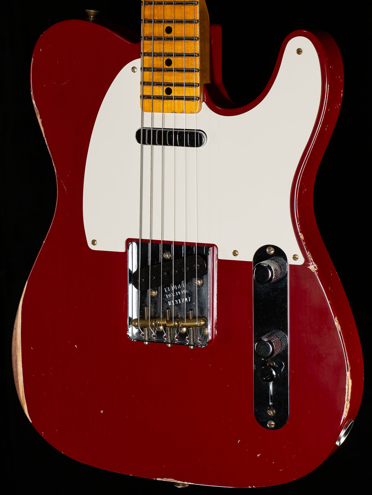 Fender Custom Shop LTD Reverse '50s Telecaster Aged Cimarron Red (747)