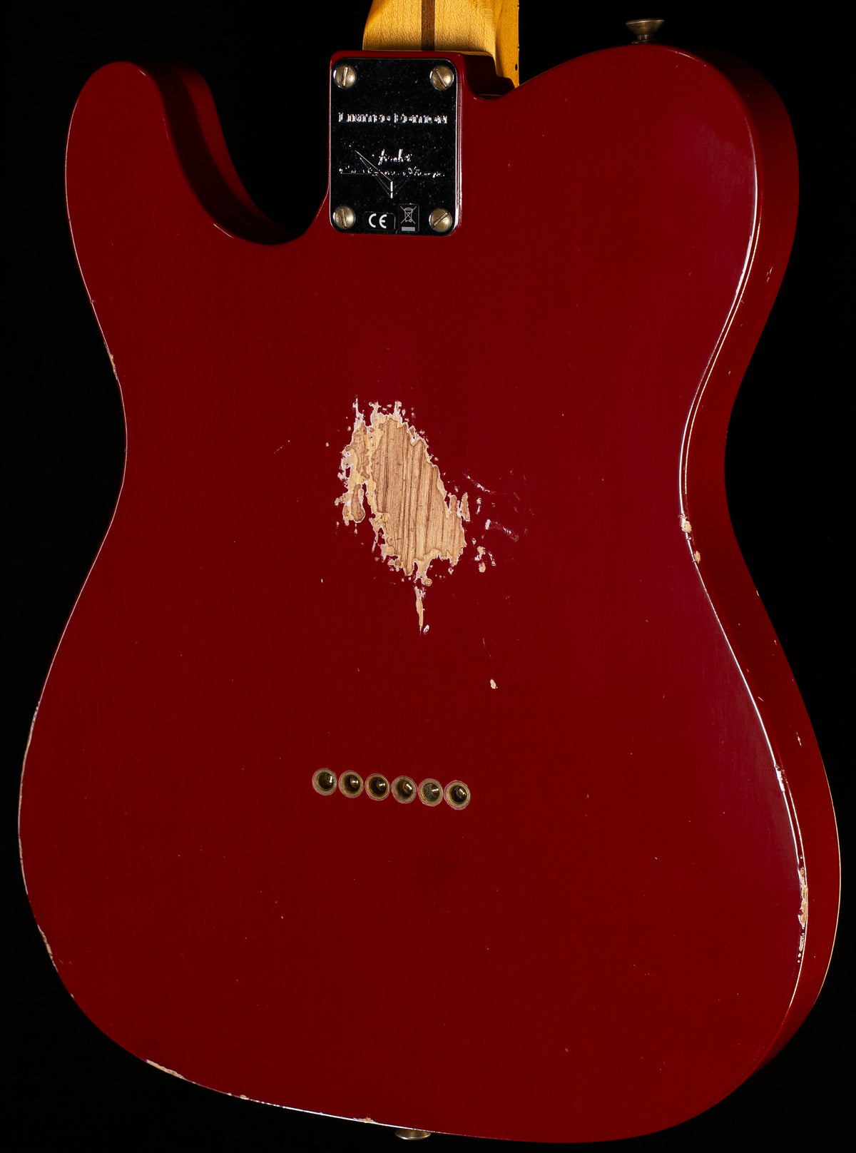 Fender Custom Shop LTD Reverse '50s Telecaster Aged Cimarron Red