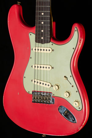 Fender Custom Shop Masterbuilt Andy Hicks True '62 Strat Journeyman Fiesta Red Brazilian 59 C (310)