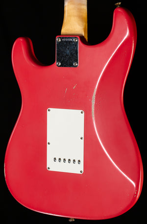 Fender Custom Shop Masterbuilt Andy Hicks True '62 Strat Journeyman Fiesta Red Brazilian 59 C (310)