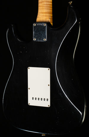 Fender Custom Shop Masterbuilt Dennis Galuzska True '62 Strat Journeyman Relic Black Brazilian '59 C (316)