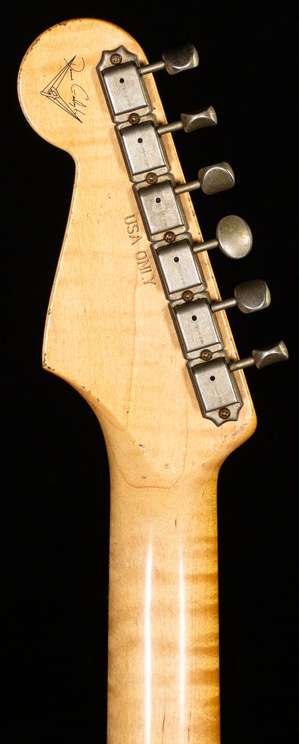 Fender Custom Shop Masterbuilt Dennis Galuzska True &#39;62 Strat Journeyman Relic Black Brazilian &#39;59 C (316)