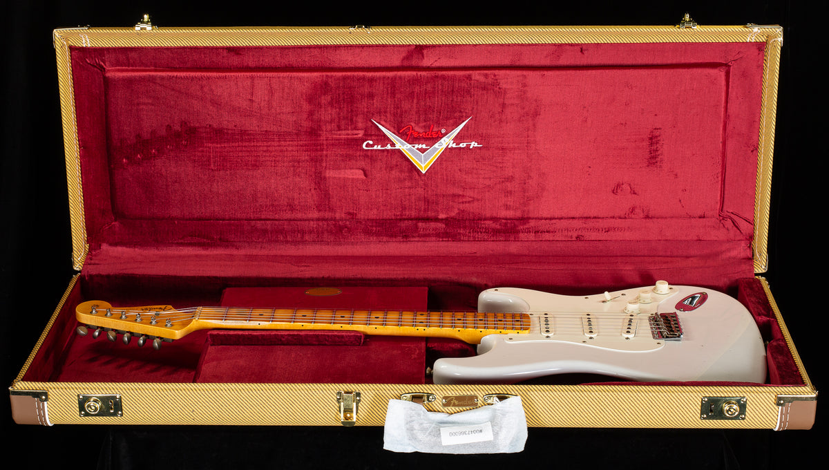 Fender Custom Shop Willcutt True &#39;57 Stratocaster Journeyman Relic White Blonde 65 C (392)