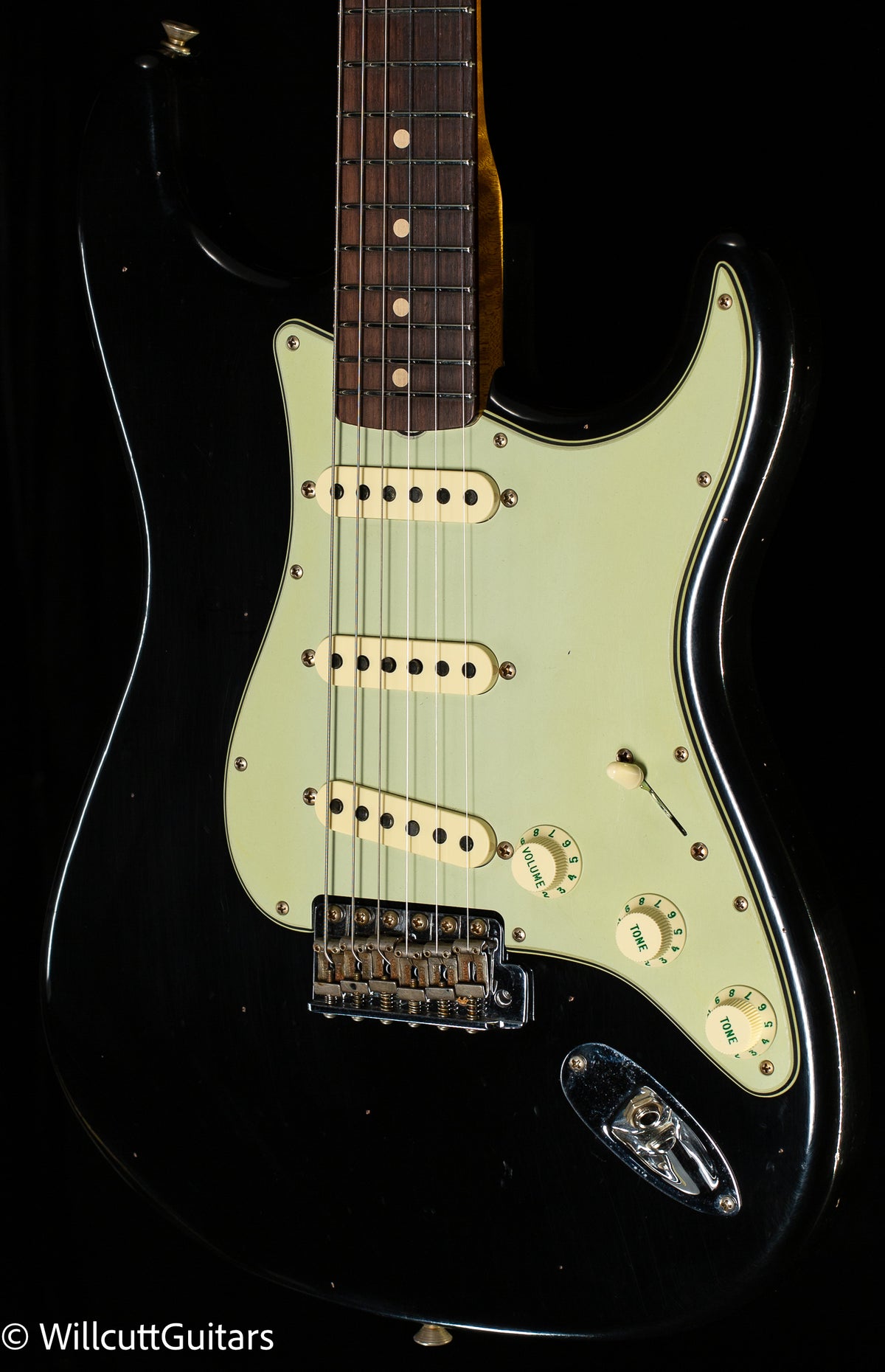 Fender Custom Shop Willcutt True '62 Stratocaster Journeyman Relic Black 59 C (433)