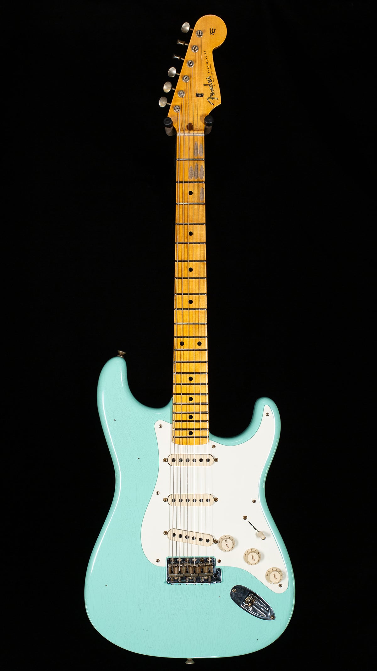Fender Custom Shop 1958 Stratocaster Journeyman Relic Surf Green Josefina Pickups (455)