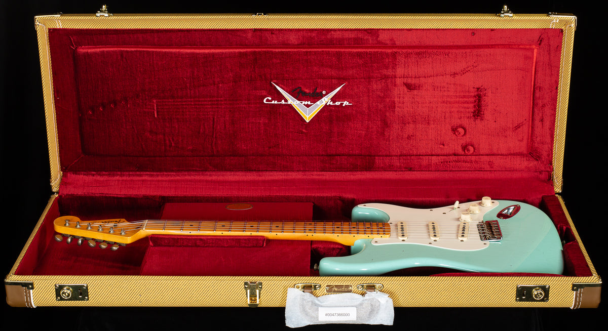 Fender Custom Shop 1958 Stratocaster Journeyman Relic Surf Green Josefina Pickups (455)