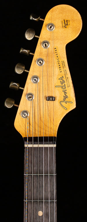 Fender Custom Shop Willcutt True '62 Stratocaster Journeyman Relic Black over 3TS '59 C (492)