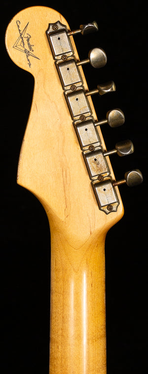 Fender Custom Shop Willcutt True '62 Stratocaster Journeyman Relic Black over 3TS '59 C (492)