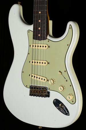 Fender Custom Shop Willcutt True '62 Stratocaster Journeyman Relic Olympic White Large C (693)