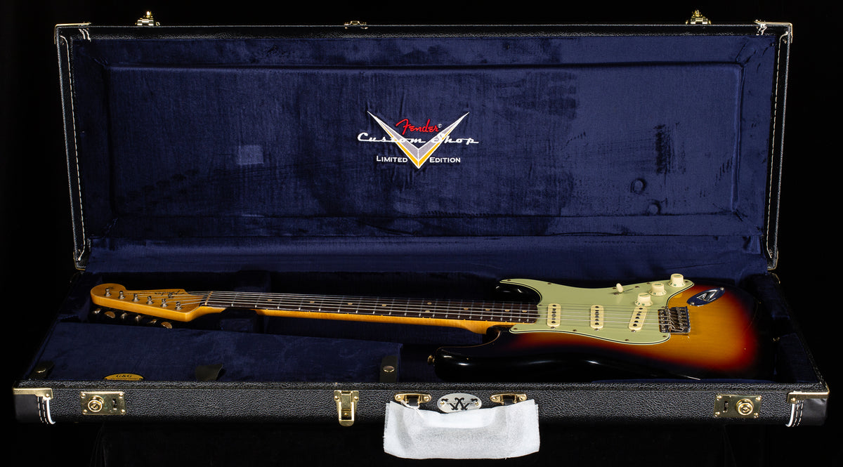Fender Custom Shop Willcutt True '62 Stratocaster Journeyman Relic 3-Tone Sunburst Josephina Handwound 57 Soft V (712)