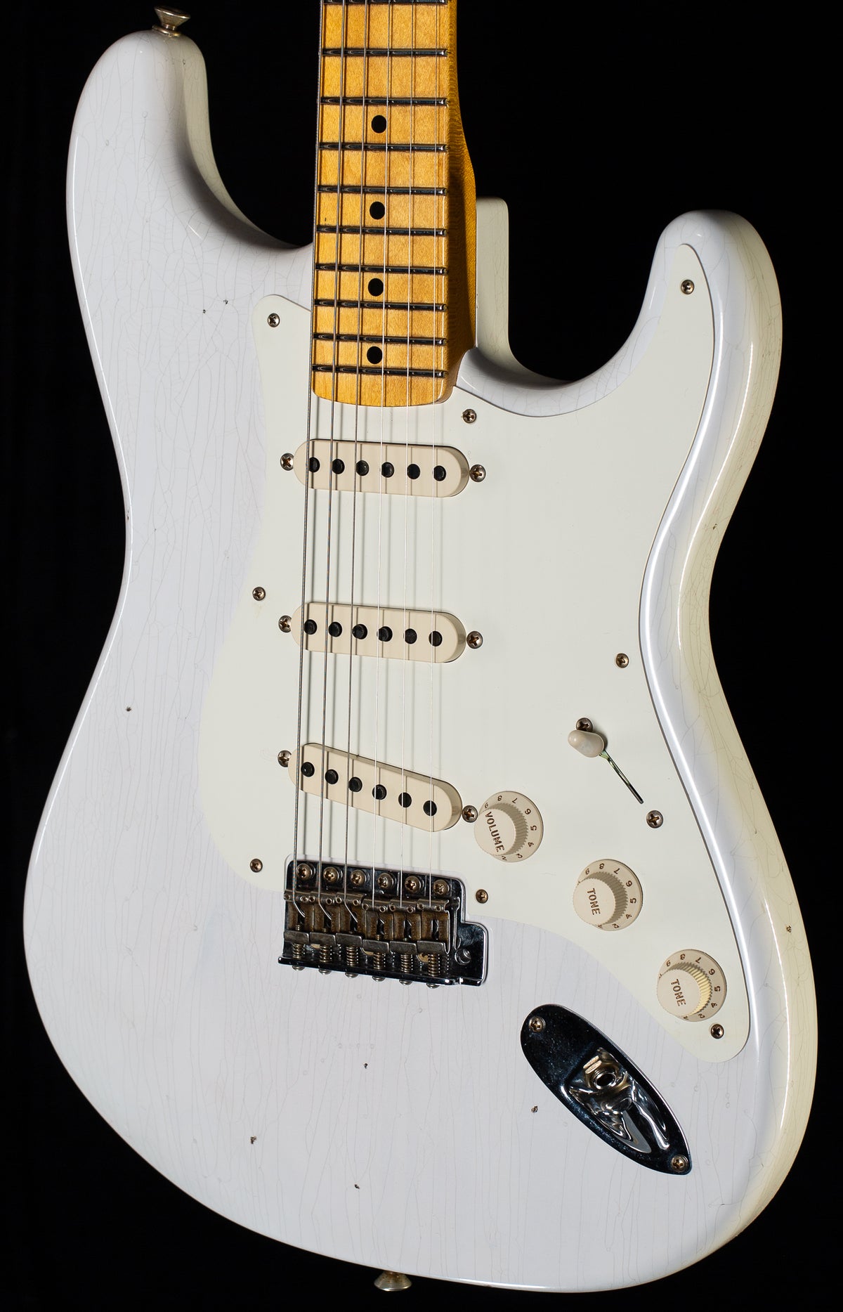 Fender Custom Shop Willcutt True &#39;57 Stratocaster Journeyman Relic White Blonde 65 C (719)