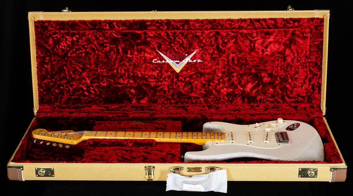 Fender Custom Shop Willcutt True &#39;57 Stratocaster Journeyman Relic White Blonde 65 C (719)