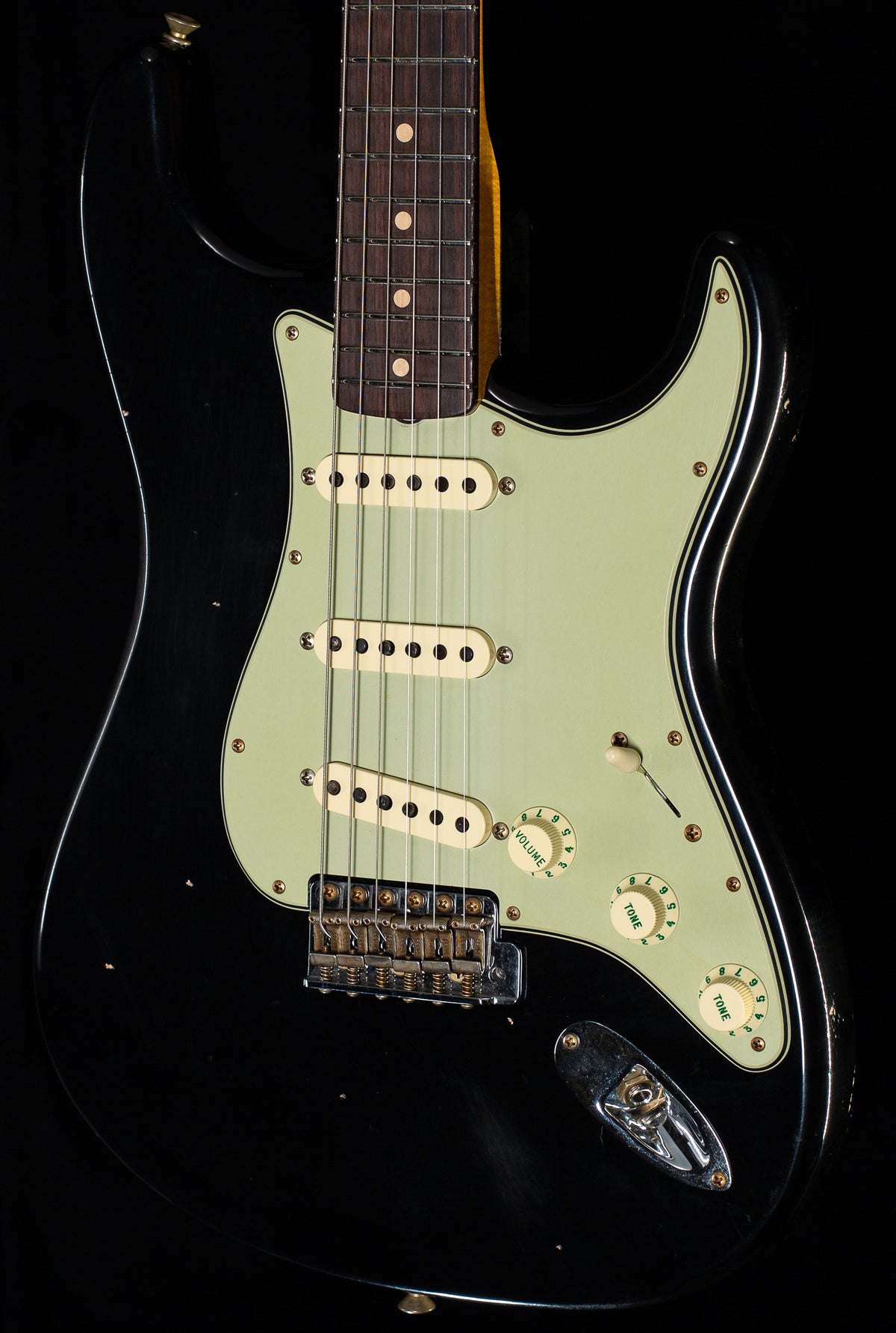 Fender Custom Shop Willcutt True '62 Stratocaster Journeyman Relic Black 59 C (760)