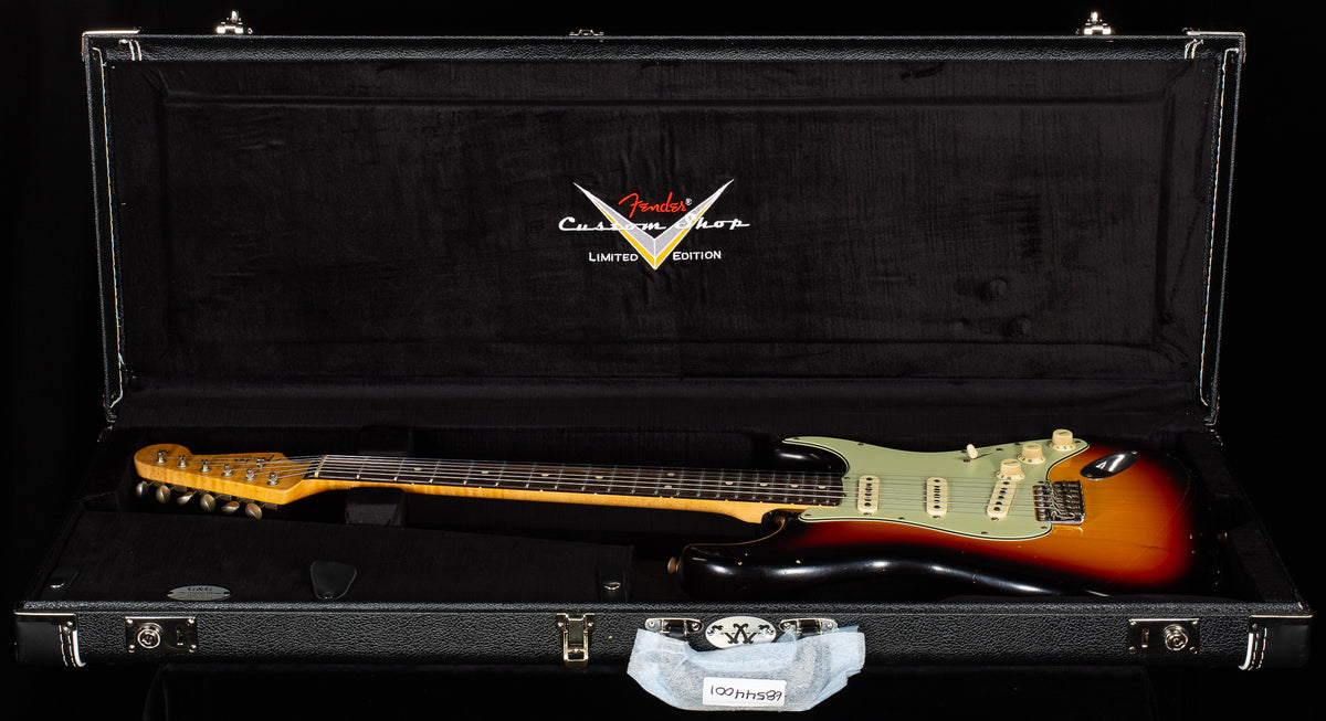 Fender Custom Shop Masterbuilt Dennis Galuzska True '62 Strat Journeyman 3-Tone Sunburst Brazilian 59 C  (792)