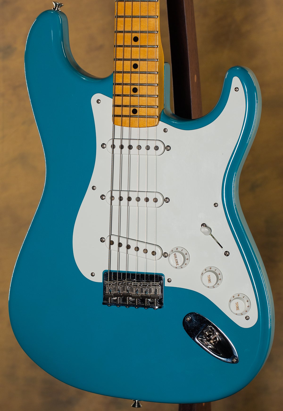 Fender Custom Shop Vintage Custom 1955 Hardtail Stratocaster Time Capsule Aged Taos Turquoise