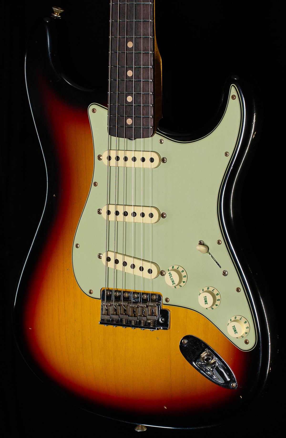 Fender Custom Shop Willcutt True '62 Stratocaster Journeyman Relic 3-Tone Sunburst Josephina Handwound 57 Soft V   (813)