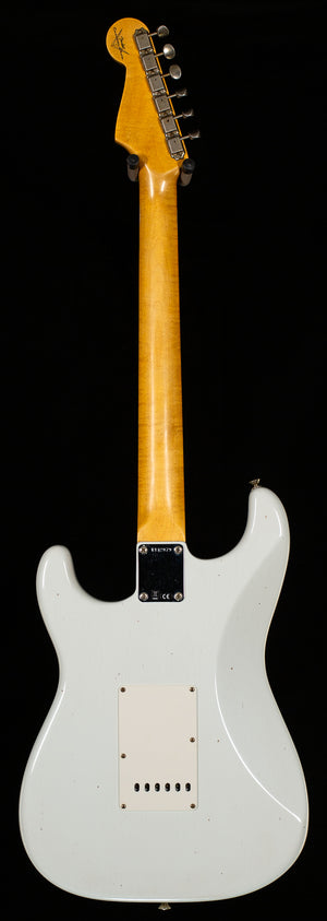 Fender Custom Shop Willcutt True '62 Stratocaster Journeyman Relic Olympic White 57 V (879)