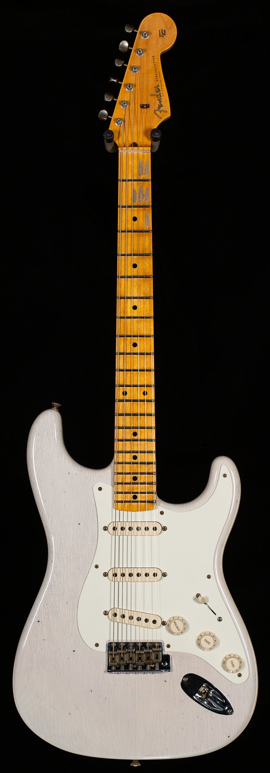 Fender Custom Shop Willcutt True &#39;57 Stratocaster Journeyman Relic White Blonde 65 C (899)