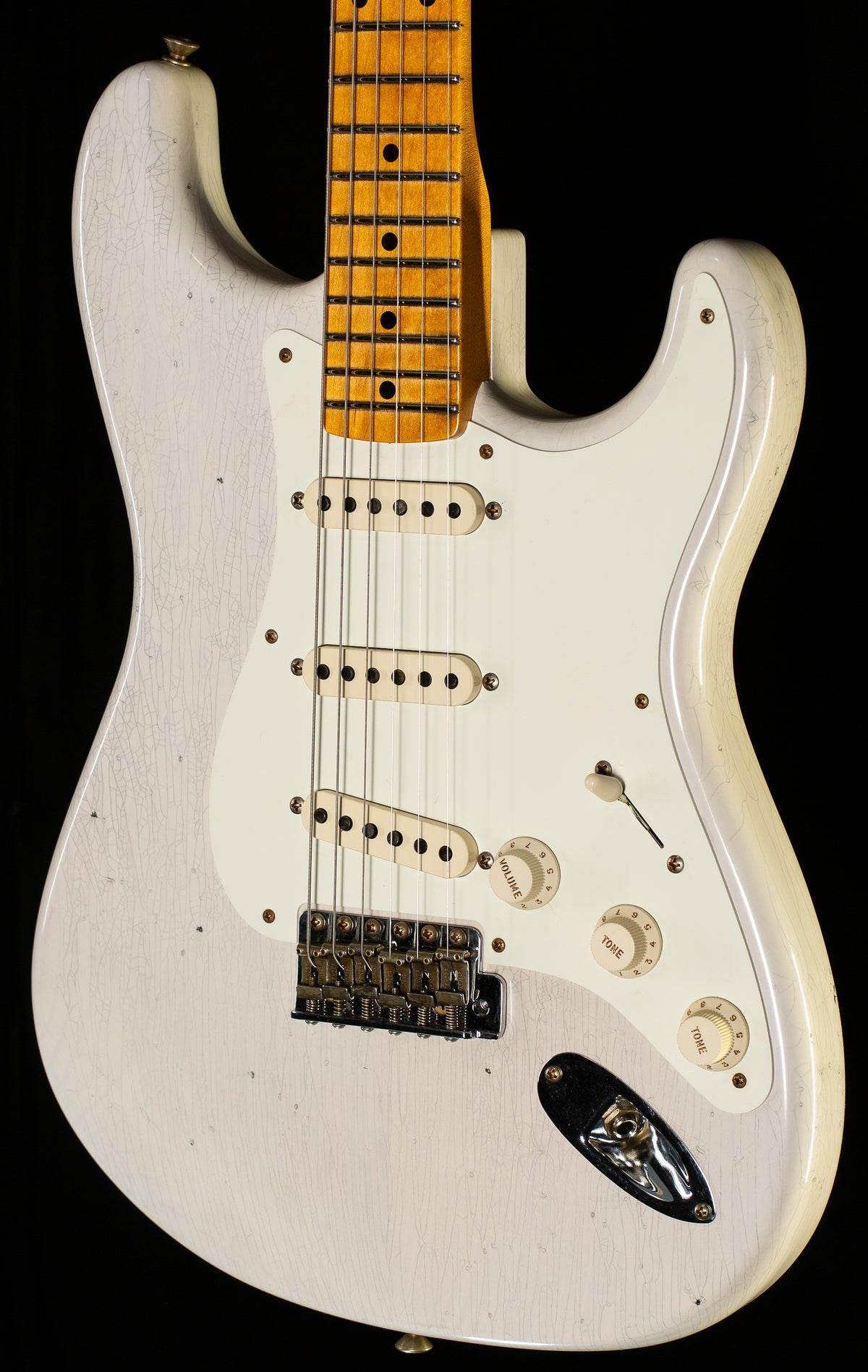 Fender Custom Shop Willcutt True &#39;57 Stratocaster Journeyman Relic White Blonde 65 C (899)