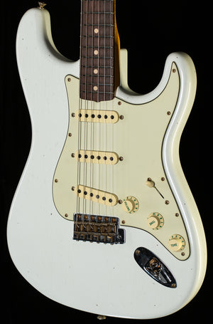 Fender Custom Shop Willcutt True '62 Stratocaster Journeyman Relic Olympic White 60s Oval C (921)