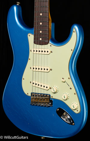 Fender Custom Shop Willcutt True '62 Stratocaster Journeyman Relic Lake Placid Blue '60 Oval C (040)