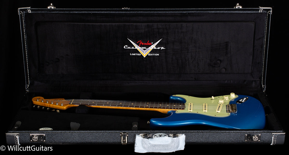 Fender Custom Shop Willcutt True '62 Stratocaster Journeyman Relic Lake Placid Blue '60 Oval C (040)