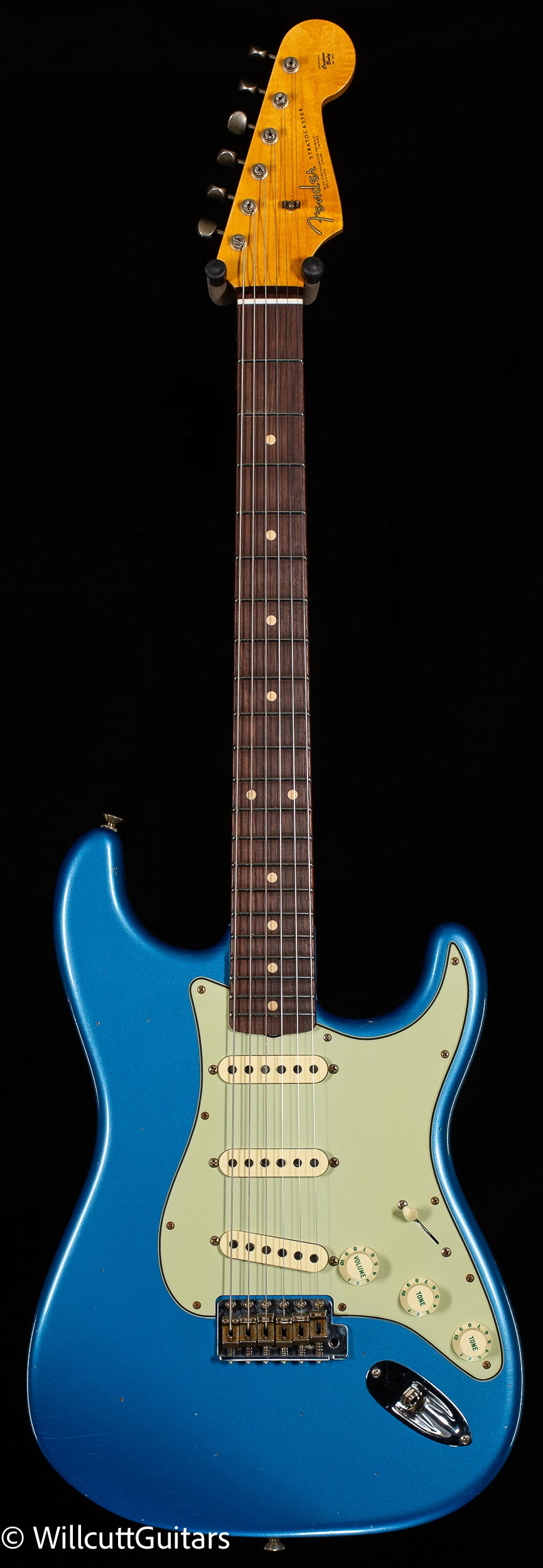 Fender Custom Shop Willcutt True &#39;62 Stratocaster Journeyman Relic Lake Placid Blue 57 V (061)