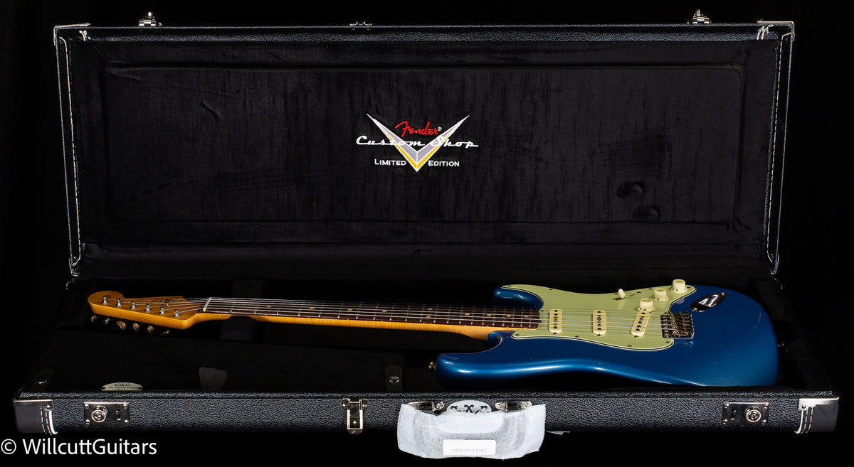 Fender Custom Shop Willcutt True &#39;62 Stratocaster Journeyman Relic Lake Placid Blue 57 V (061)