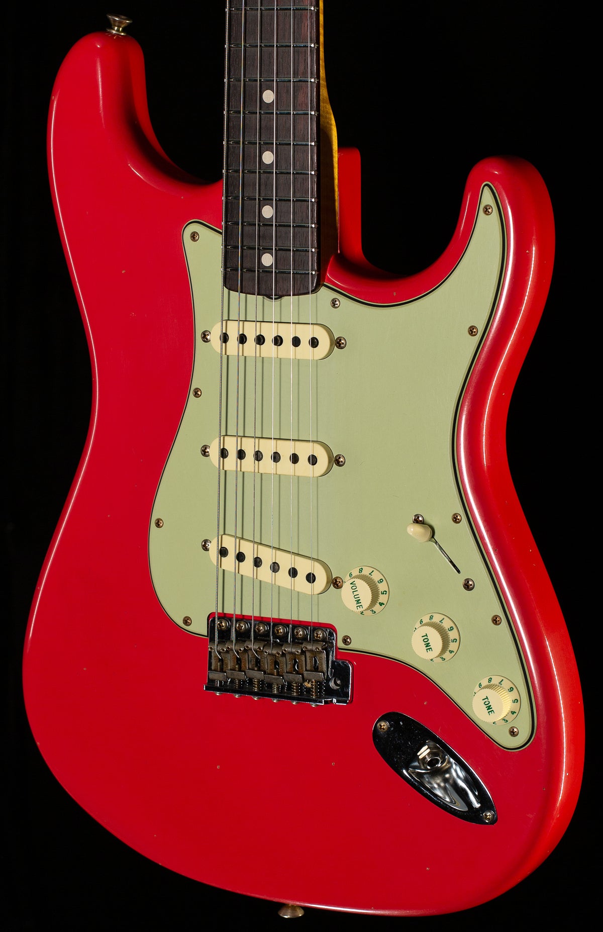 Fender Custom Shop Willcutt True '62 Stratocaster Journeyman Relic Fiesta Red Large C (089)