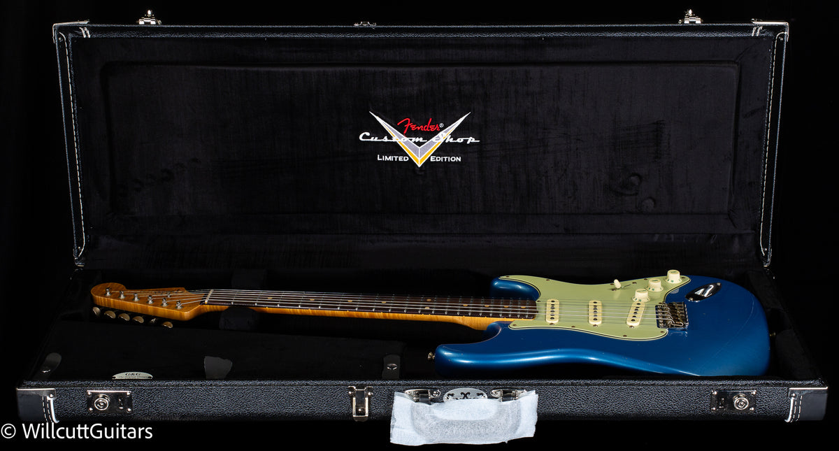 Fender Custom Shop Willcutt True '62 Stratocaster Journeyman Relic Lake Placid Blue '60 Oval C (098)