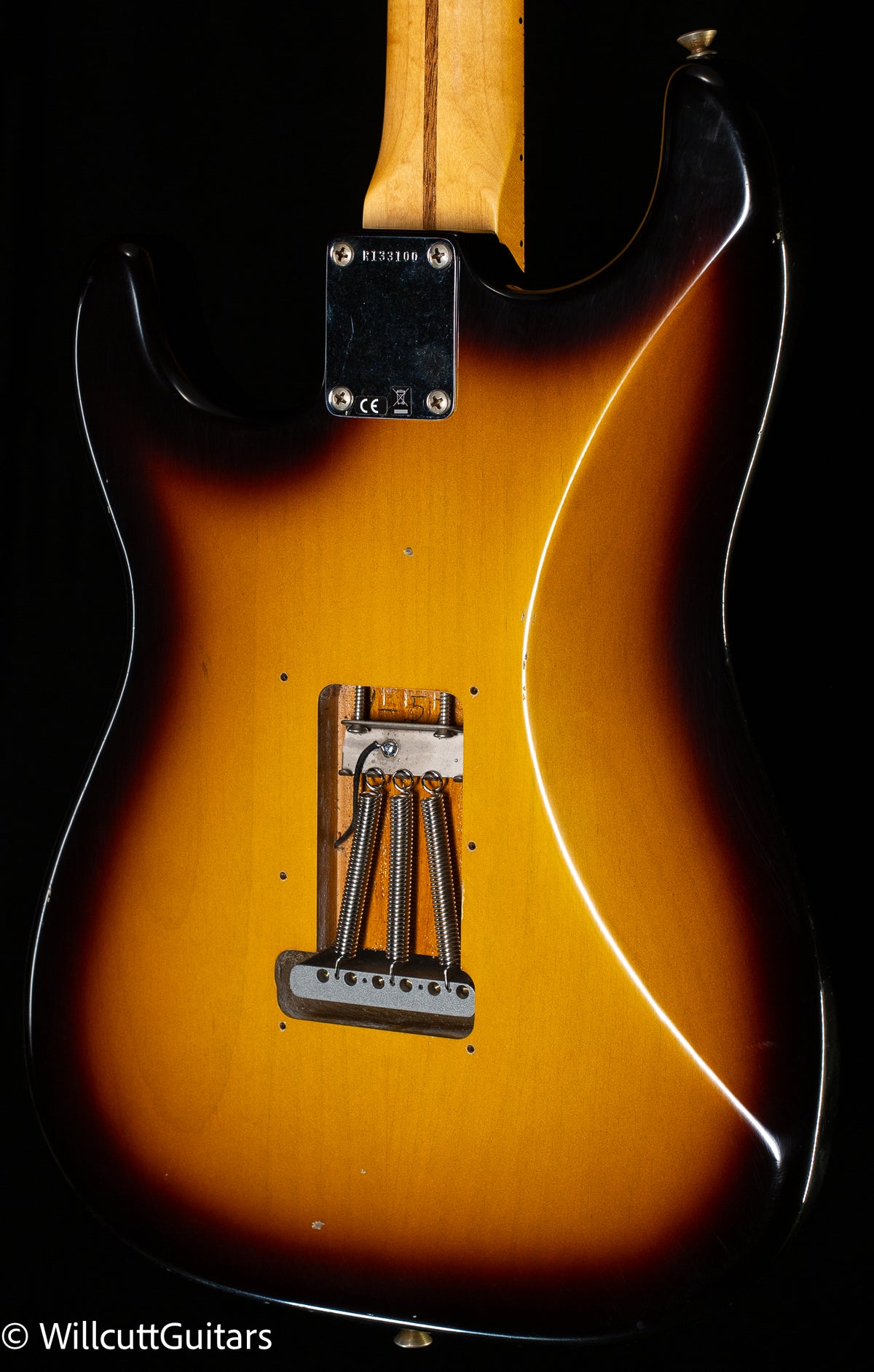 Fender Custom Shop Willcutt True &#39;57 Stratocaster Journeyman Relic 2-Tone Sunburst 65 C (100)