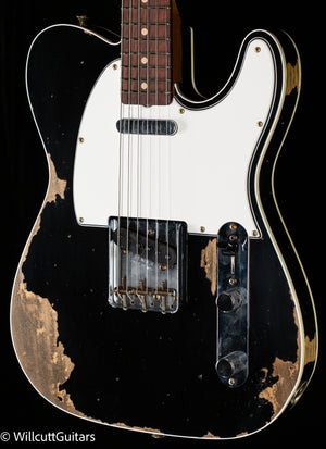 Fender Custom Shop 1960 Telecaster Custom Heavy Relic Black (106)