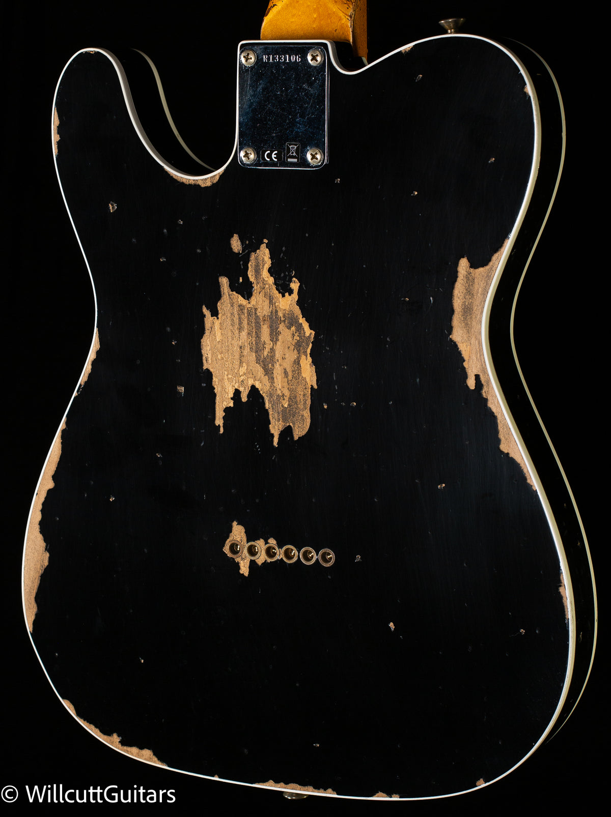 Fender Custom Shop 1960 Telecaster Custom Heavy Relic Black (106)