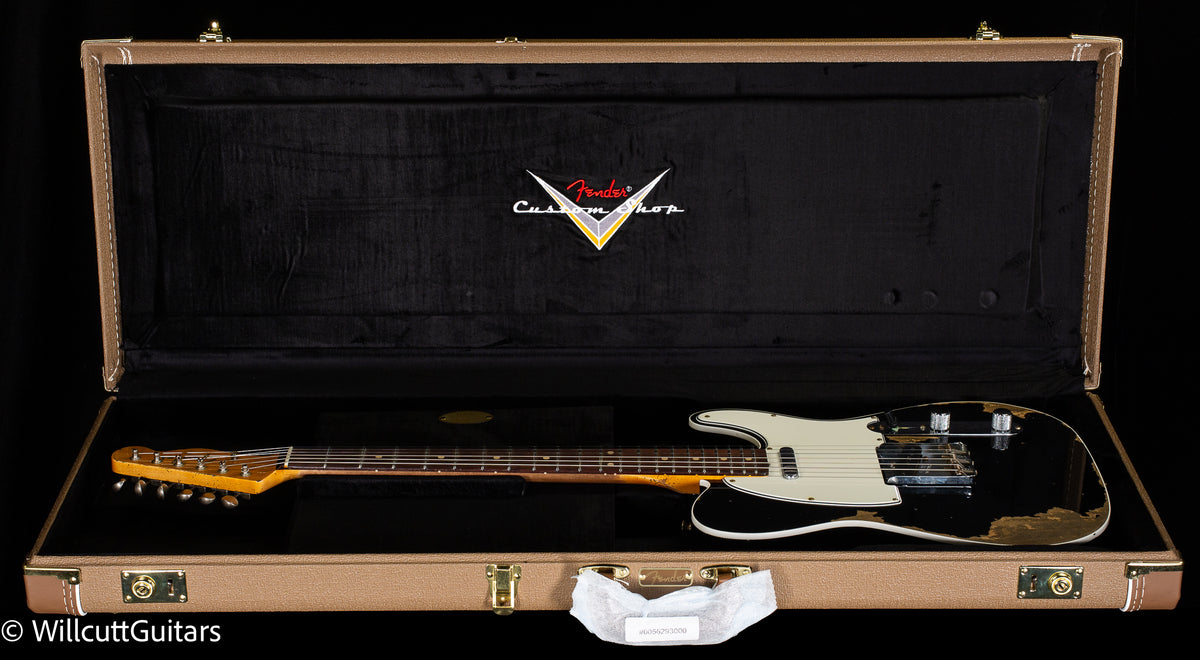 Fender Custom Shop 1960 Telecaster Custom Heavy Relic Black (106)