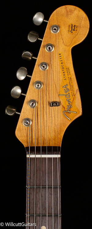 Fender Custom Shop Willcutt True '62 Stratocaster Journeyman Relic Olympic White 59 C (144)