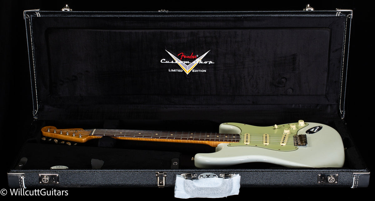 Fender Custom Shop Willcutt True '62 Stratocaster Journeyman Relic Olympic White 59 C (144)