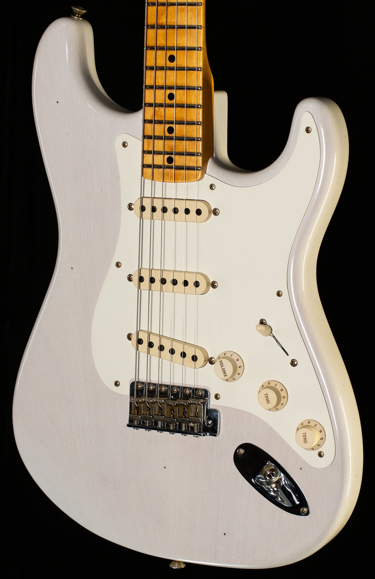 Fender Custom Shop Willcutt True &#39;57 Stratocaster Journeyman Relic White Blonde 65 C  (272)