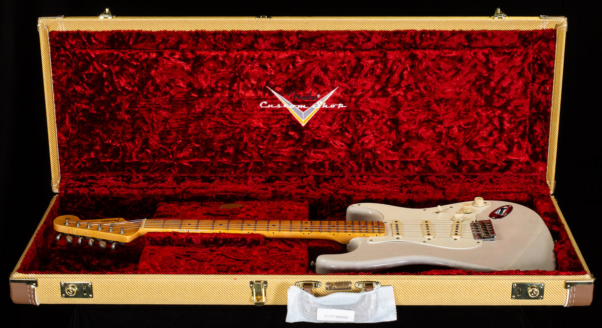 Fender Custom Shop Willcutt True &#39;57 Stratocaster Journeyman Relic White Blonde 65 C  (272)