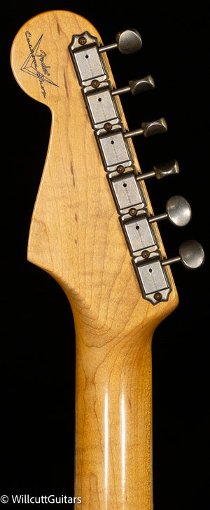 Fender Custom Shop Willcutt True '62 Stratocaster Journeyman Relic Olympic White 59 C (388)