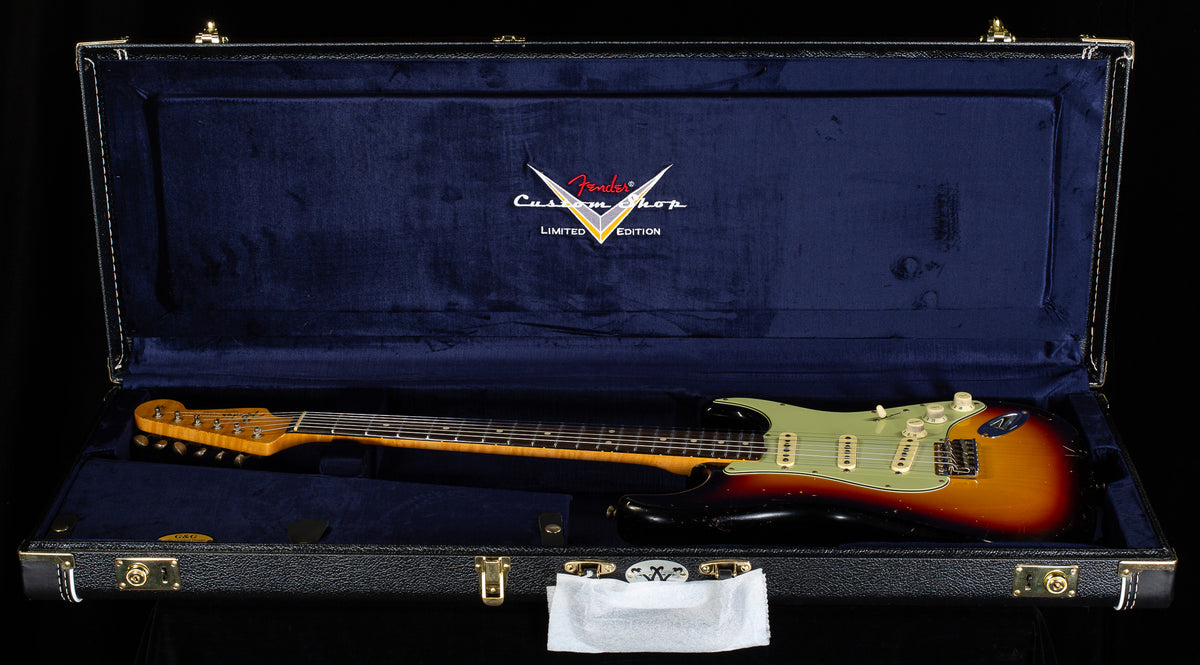 Fender Custom Shop Masterbuilt Dennis Galuzska True '62 Strat Journeyman Olympic White Brazilian 59 C (495)