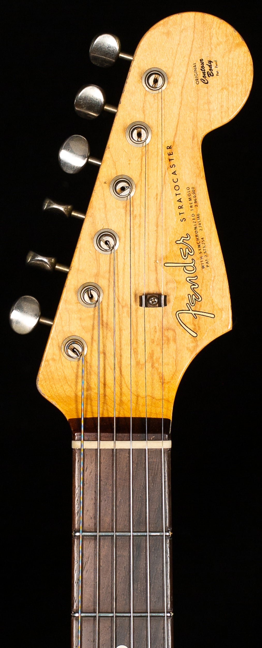 Fender Custom Shop Masterbuilt Dennis Galuzska True '62 Strat Journeyman Relic Black Brazilian 59 C (508)