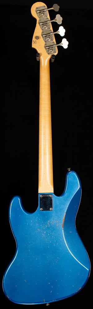 Fender Custom Shop Masterbuilt Jason Smith 1961 Jazz Bass Journeyman Relic Lake Placid Blue Painted Matching Headstock (706)